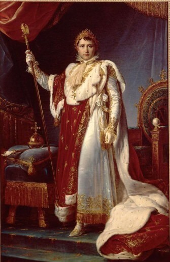 Baron, Napoléon en costume de sacre