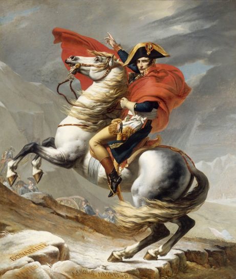 David, Napoléon traversant les Alpes, 1805