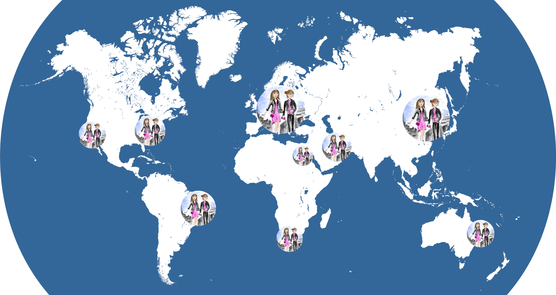 jl-paris-jl-monde-carte-destinations-tours parcours monde avec un guide