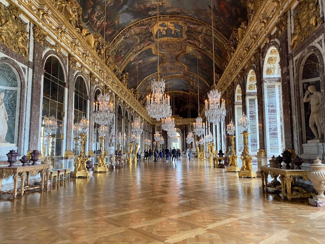 Hall of Mirrors at the Palace of Versailles