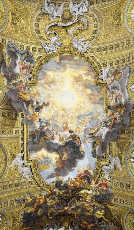 Gaulli, Triomphe du nom de Jésus, Eglise de Gésù Rome, 1672-1685