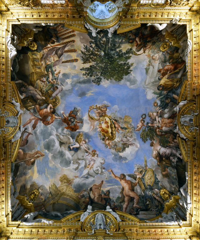 Plafond du Salon de Mars du Palais Pitti, Florence, c. 1645
