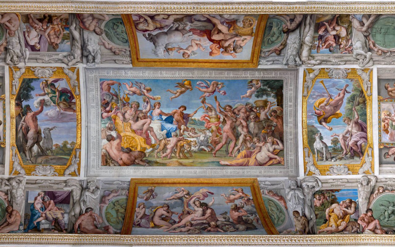 Annibale Carracci, Ceiling of the Farnese Gallery, 1597, Rome