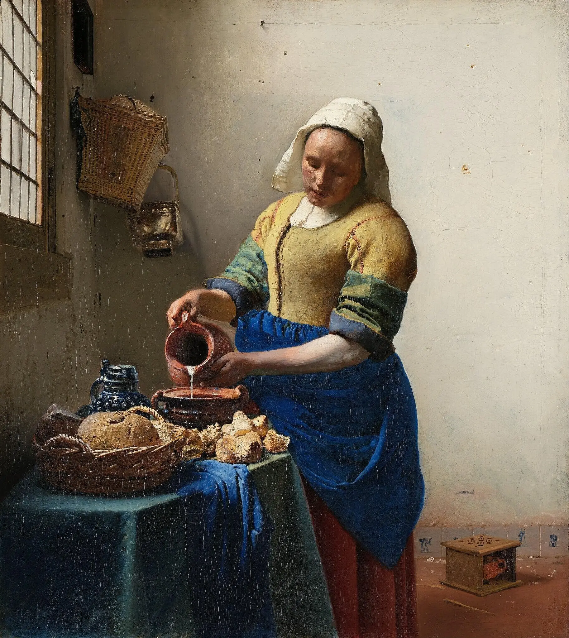 jl-paris-equipe-marine-vermeer-la-laitiere La laitière, de Johannes Vermeer, 1658, Rijksmuseum à Amsterdam