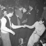 The Tabou night club located in a basement in Saint-Germain-des-Prés in Paris in 1950