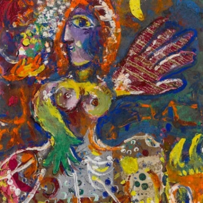 Chagall à l'oeuvre centre pompidou carree